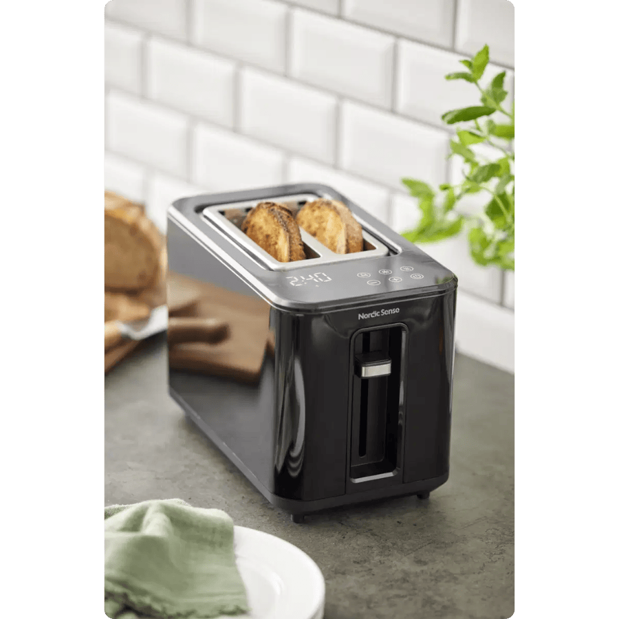 Nordic Sense Brødrister LED digitalt display defro